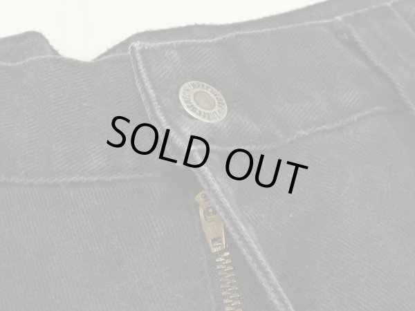 画像5: 90s 00s Interstate IS WIDE LOOSE BAGGY BLACK DENIM PANTS (5)