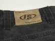 画像10: 90s 00s Interstate IS WIDE LOOSE BAGGY BLACK DENIM PANTS (10)