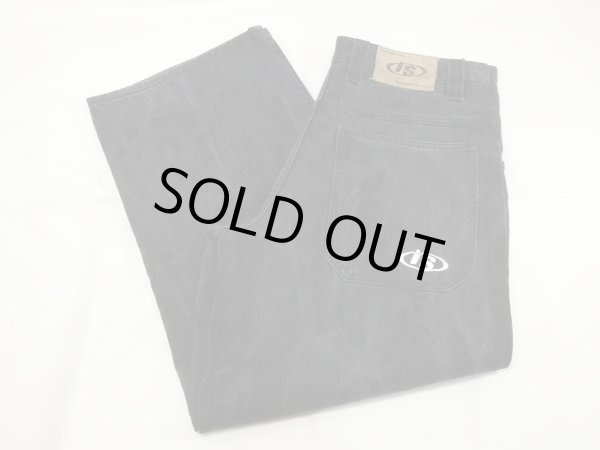 画像3: 90s 00s Interstate IS WIDE LOOSE BAGGY BLACK DENIM PANTS (3)