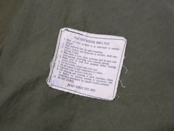 画像10: 70s US ARMY M-65 OG-107 FIELD JACKET 2nd TYPE  (10)