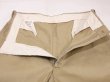 画像6: 70s US ARMY COTTON UNIFORM TWILL CHINO TROUSERS PANTS  (6)