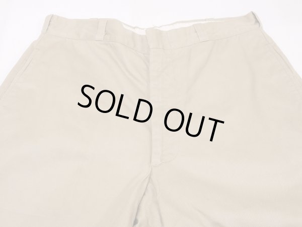 画像4: 70s US ARMY COTTON UNIFORM TWILL CHINO TROUSERS PANTS  (4)