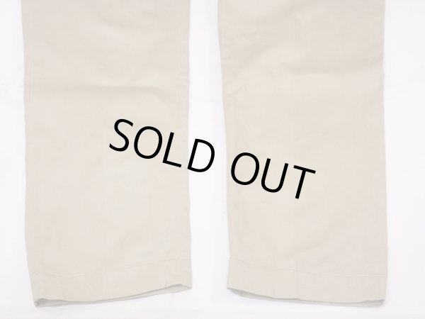 画像8: 70s US ARMY COTTON UNIFORM TWILL CHINO TROUSERS PANTS  (8)