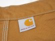画像7: 10s Carhartt DOUBLE KNEE BROWN DUCK PAINTER WORK PANTS  (7)