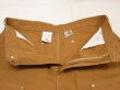 画像6: 10s Carhartt DOUBLE KNEE BROWN DUCK PAINTER WORK PANTS  (6)