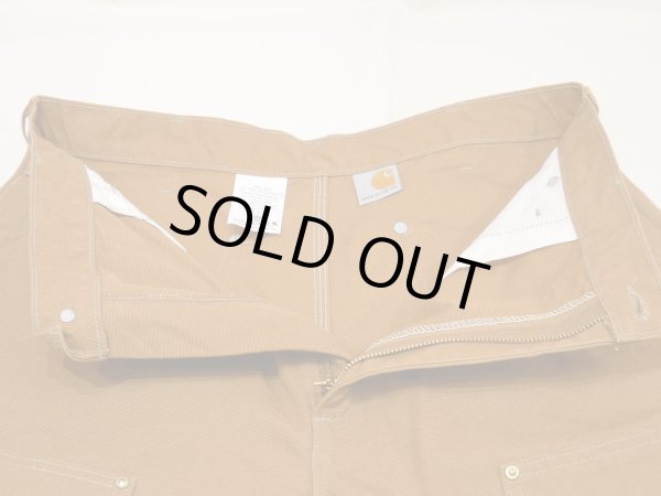 画像6: 10s Carhartt DOUBLE KNEE BROWN DUCK PAINTER WORK PANTS  (6)