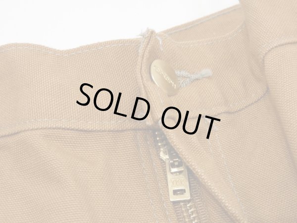 画像5: 10s Carhartt DOUBLE KNEE BROWN DUCK PAINTER WORK PANTS  (5)