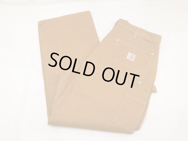 画像3: 10s Carhartt DOUBLE KNEE BROWN DUCK PAINTER WORK PANTS  (3)