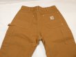 画像10: 10s Carhartt DOUBLE KNEE BROWN DUCK PAINTER WORK PANTS  (10)
