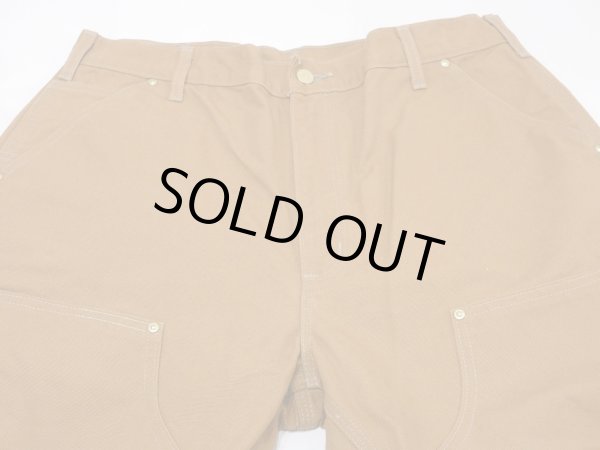画像4: 10s Carhartt DOUBLE KNEE BROWN DUCK PAINTER WORK PANTS  (4)