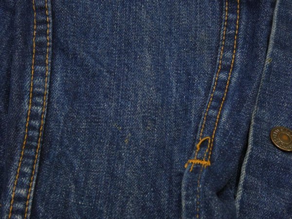 画像13: 70s Levi's 70505-0217 BLANK TAB DENIM JACKET GJ  (13)