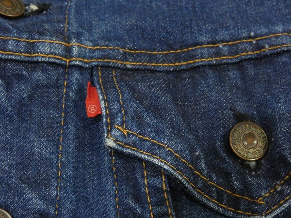 画像6: 70s Levi's 70505-0217 BLANK TAB DENIM JACKET GJ  (6)