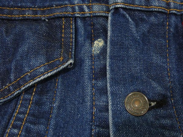 画像8: 70s Levi's 70505-0217 BLANK TAB DENIM JACKET GJ  (8)