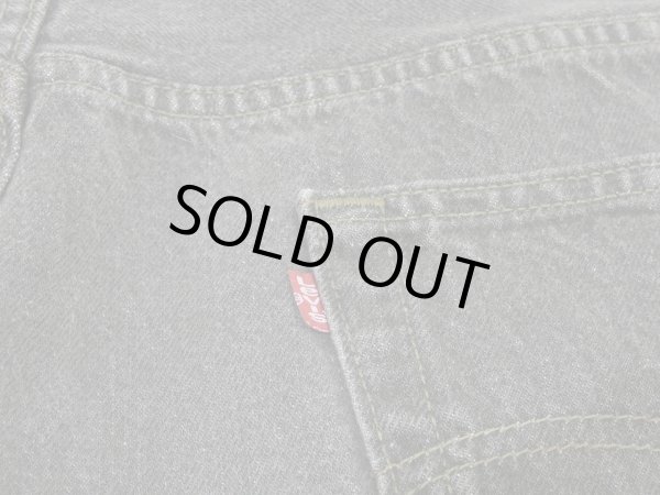 画像11: 90s Levi's 501- 0658 YARN DYED BLACK DENIM PANTS W42L32 MADE IN USA (11)