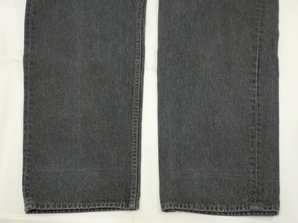 画像8: 90s Levi's 501- 0658 YARN DYED BLACK DENIM PANTS W42L32 MADE IN USA (8)