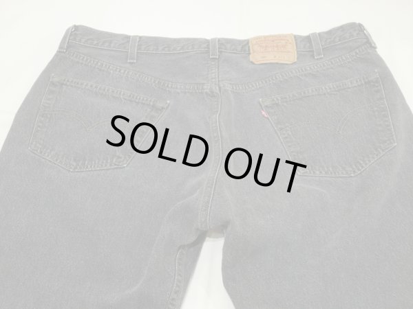 画像9: 90s Levi's 501- 0658 YARN DYED BLACK DENIM PANTS W42L32 MADE IN USA (9)