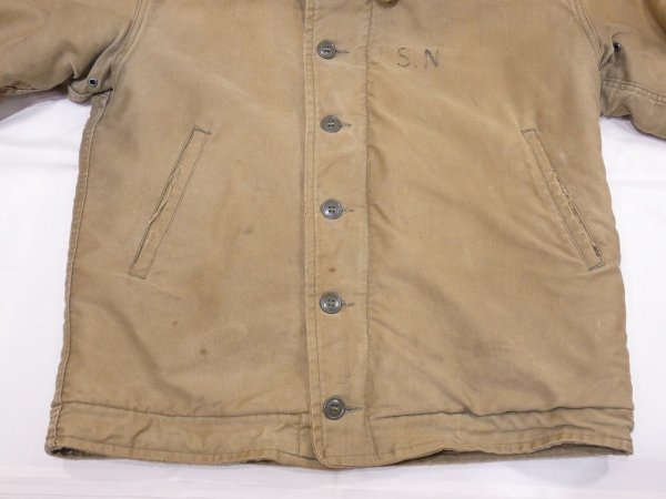 画像7: 40s US NAVY USN N-1 DECK JACKET (7)