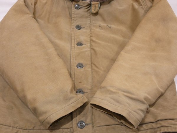 画像11: 40s US NAVY USN N-1 DECK JACKET (11)