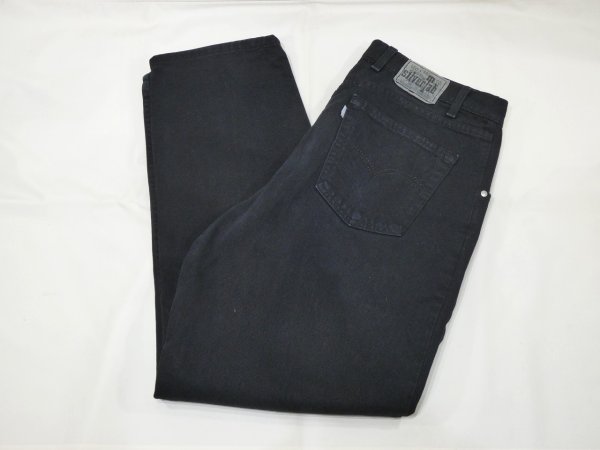 画像3: 90s Levi's SILVER TAB LOOSE FIT BLACK DENIM PANTS MADE IN USA (3)