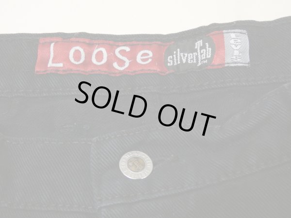 画像5: 90s Levi's SILVER TAB LOOSE FIT BLACK DENIM PANTS MADE IN USA (5)