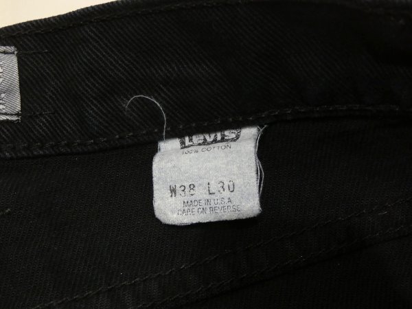 画像6: 90s Levi's SILVER TAB LOOSE FIT BLACK DENIM PANTS MADE IN USA (6)