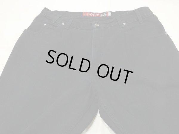 画像4: 90s Levi's SILVER TAB LOOSE FIT BLACK DENIM PANTS MADE IN USA (4)