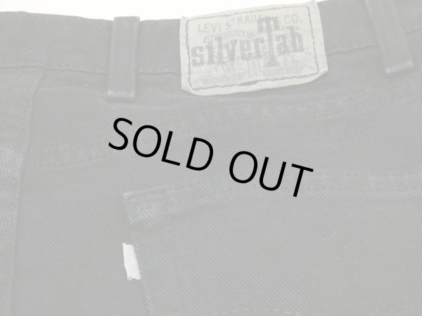 画像11: 90s Levi's SILVER TAB LOOSE FIT BLACK DENIM PANTS MADE IN USA (11)