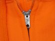 画像4: 70s UNKNOWN NEON ORENGE FULL ZIP SWEAT PARKA HOODIE (4)