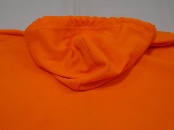 画像12: 70s UNKNOWN NEON ORENGE FULL ZIP SWEAT PARKA HOODIE (12)