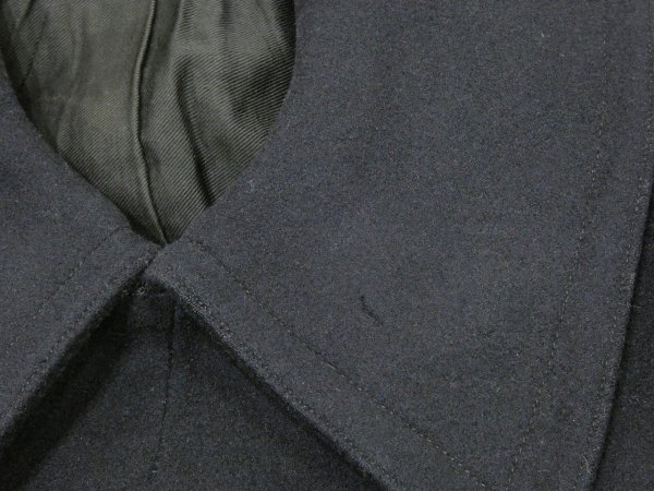 画像4: 40s US COAST GUARD USCG 10 BUTTON P-COAT with STENCIL (4)