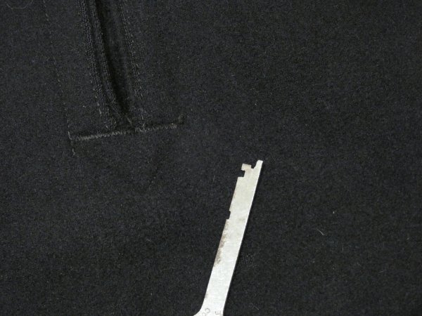 画像10: 40s US COAST GUARD USCG 10 BUTTON P-COAT with STENCIL (10)