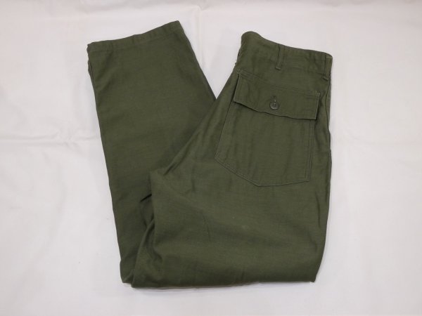 画像3: 70s '74 US ARMY OG-107 UTILITY BAKER PANTS DEAD STOCK ? (3)
