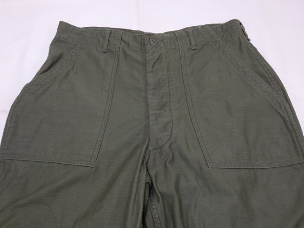画像4: 70s '74 US ARMY OG-107 UTILITY BAKER PANTS DEAD STOCK ? (4)