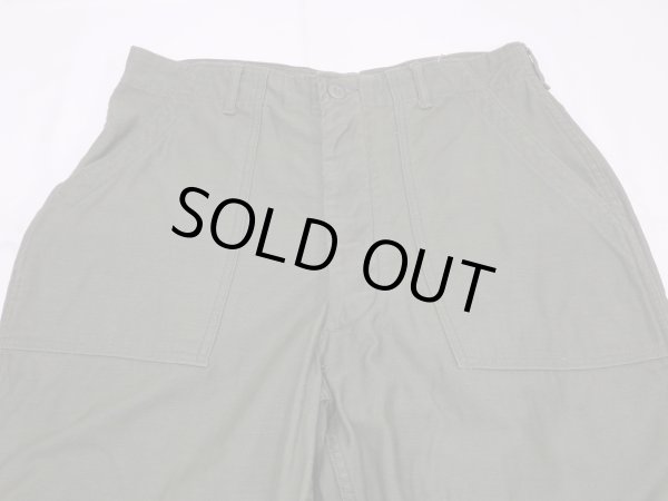 画像4: 70s '74 US ARMY OG-107 UTILITY BAKER PANTS DEAD STOCK ? (4)