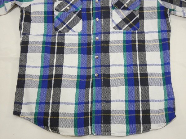 画像6: 80s FIVE BROTHER HEAVY FLANNEL SHIRT MADE IN USA (6)