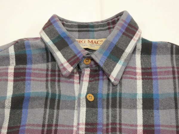 画像4: 90s BIG MAC HEAVY FLANNEL SHIRT MADE IN USA (4)
