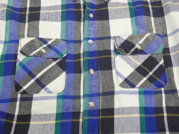 画像5: 80s FIVE BROTHER HEAVY FLANNEL SHIRT MADE IN USA (5)