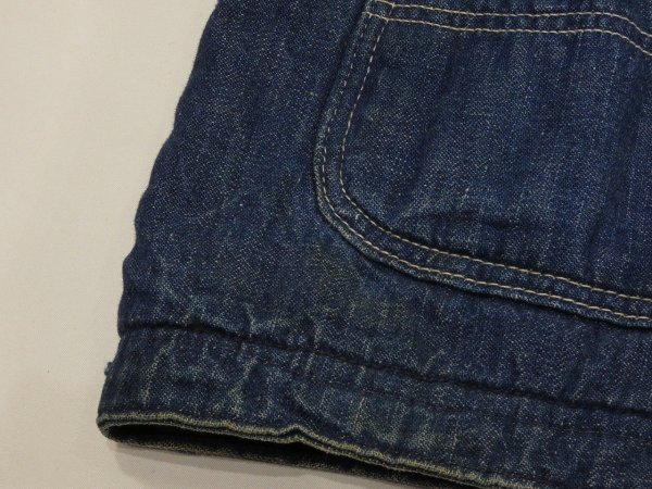 画像8: 60s POWR HOUSE DENIM CHORE JACKET COVERALL with BLANKET (8)