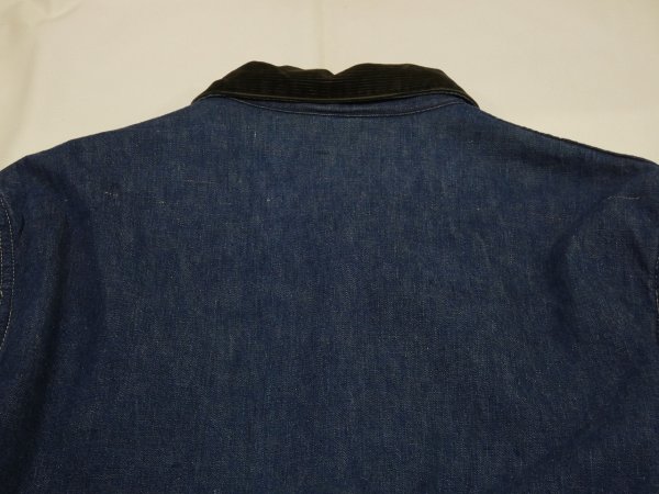 画像15: 60s POWR HOUSE DENIM CHORE JACKET COVERALL with BLANKET (15)