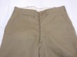 画像4: 40s US ARMY M-41 KERSEY LINED CHINO TROUSERS PANTS DEAD STOCK ? (4)