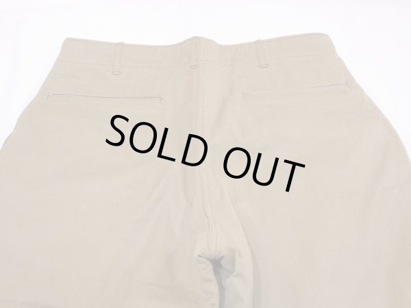 画像12: 40s US ARMY M-41 KERSEY LINED CHINO TROUSERS PANTS DEAD STOCK ? (12)