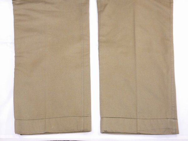 画像11: 40s US ARMY M-41 KERSEY LINED CHINO TROUSERS PANTS DEAD STOCK ? (11)
