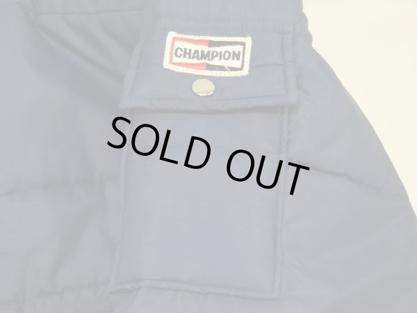 画像9: 70s CHAMPION SUPERKPLUG RACHING OFFICIAL QUILTING JACKET MADE IN USA (9)
