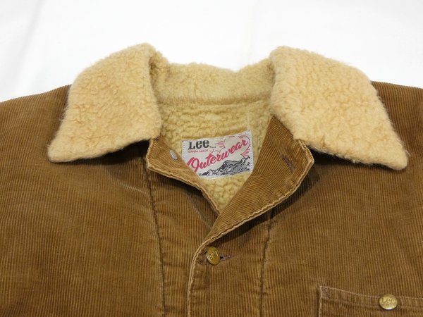 画像4: 70s Lee Outerwear CORDUROY CHORE JACKET COVERALL (4)
