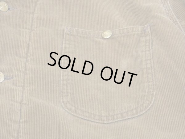 画像6: 70s Lee Outerwear CORDUROY CHORE JACKET COVERALL (6)