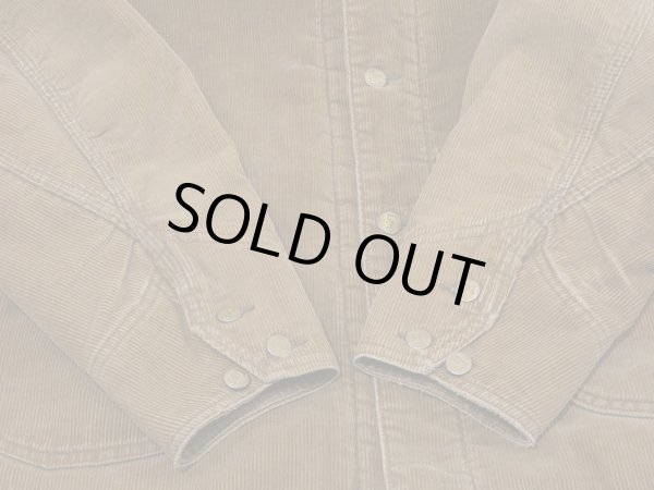 画像9: 70s Lee Outerwear CORDUROY CHORE JACKET COVERALL (9)