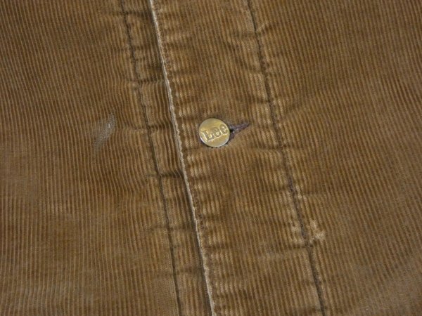 画像7: 70s Lee Outerwear CORDUROY CHORE JACKET COVERALL (7)