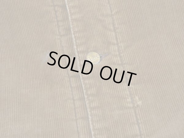 画像7: 70s Lee Outerwear CORDUROY CHORE JACKET COVERALL (7)