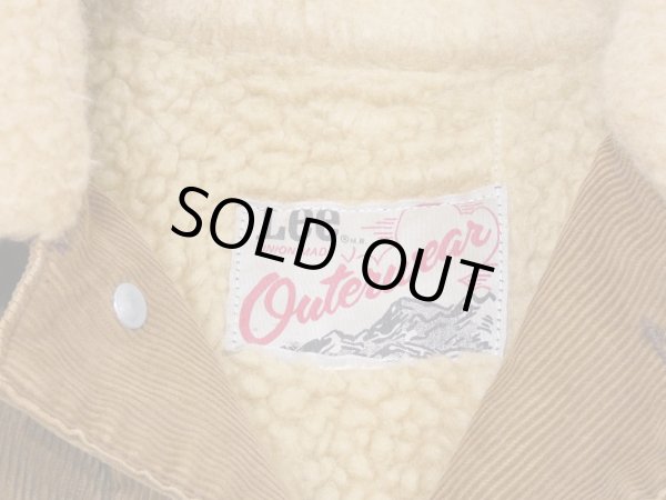 画像3: 70s Lee Outerwear CORDUROY CHORE JACKET COVERALL (3)