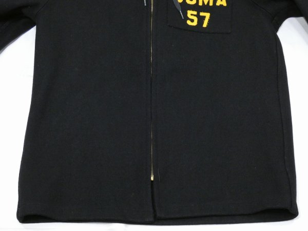 画像8: 50s USMA WEST POINT CADET WOOL HOODED JACKET (8)